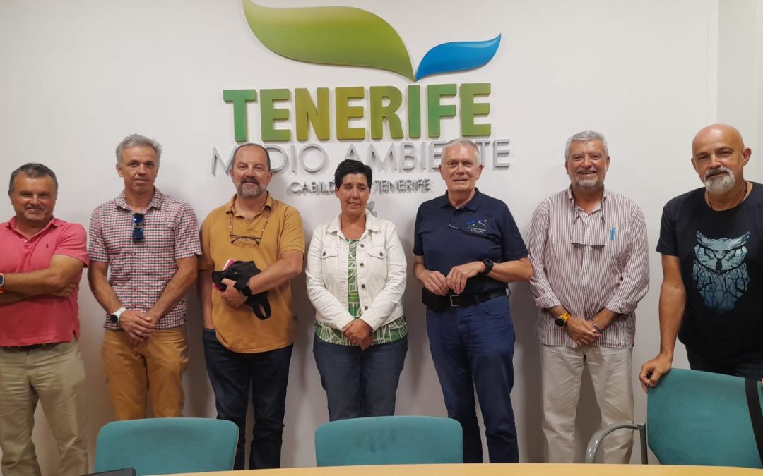 Reunión con la Consejera y el Director de Medio Natural del Cabildo de Tenerife